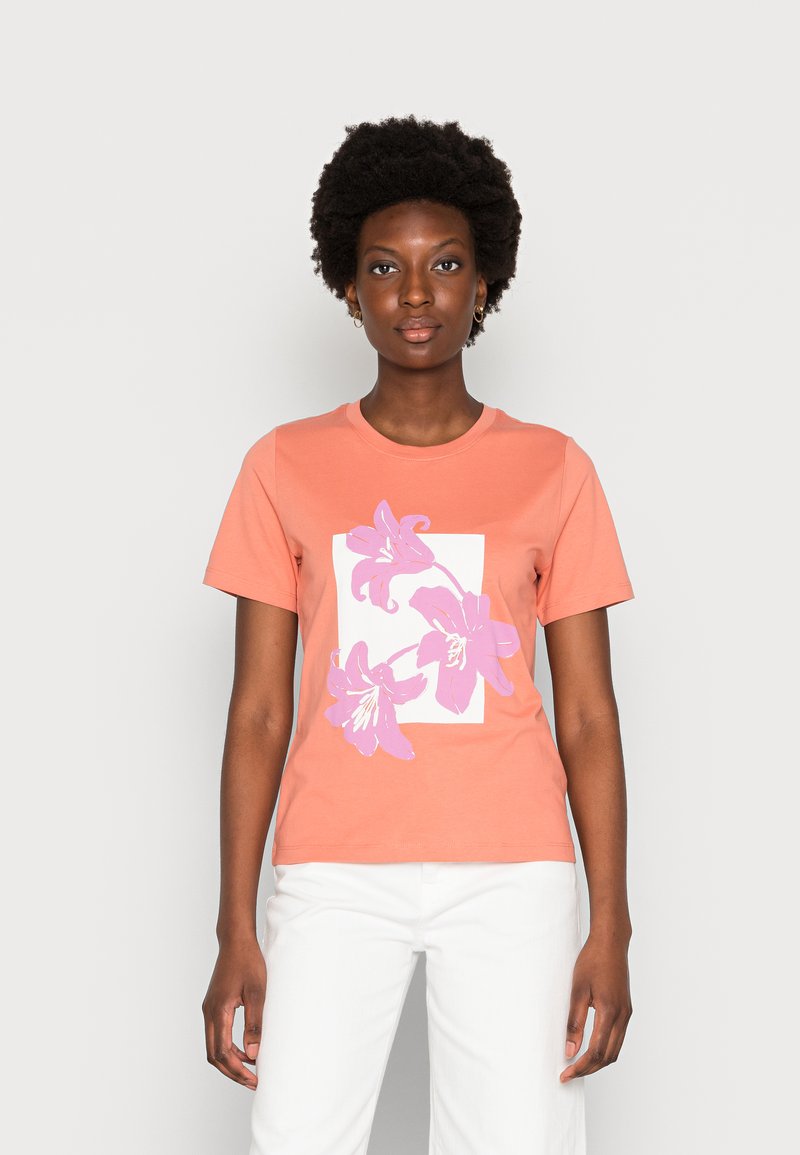 edc by Esprit - TEE - T-shirt z nadrukiem - peach