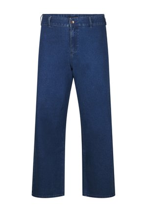 Zizzi FLASH MIT WEITER - Jeans Straight Leg - blue denim