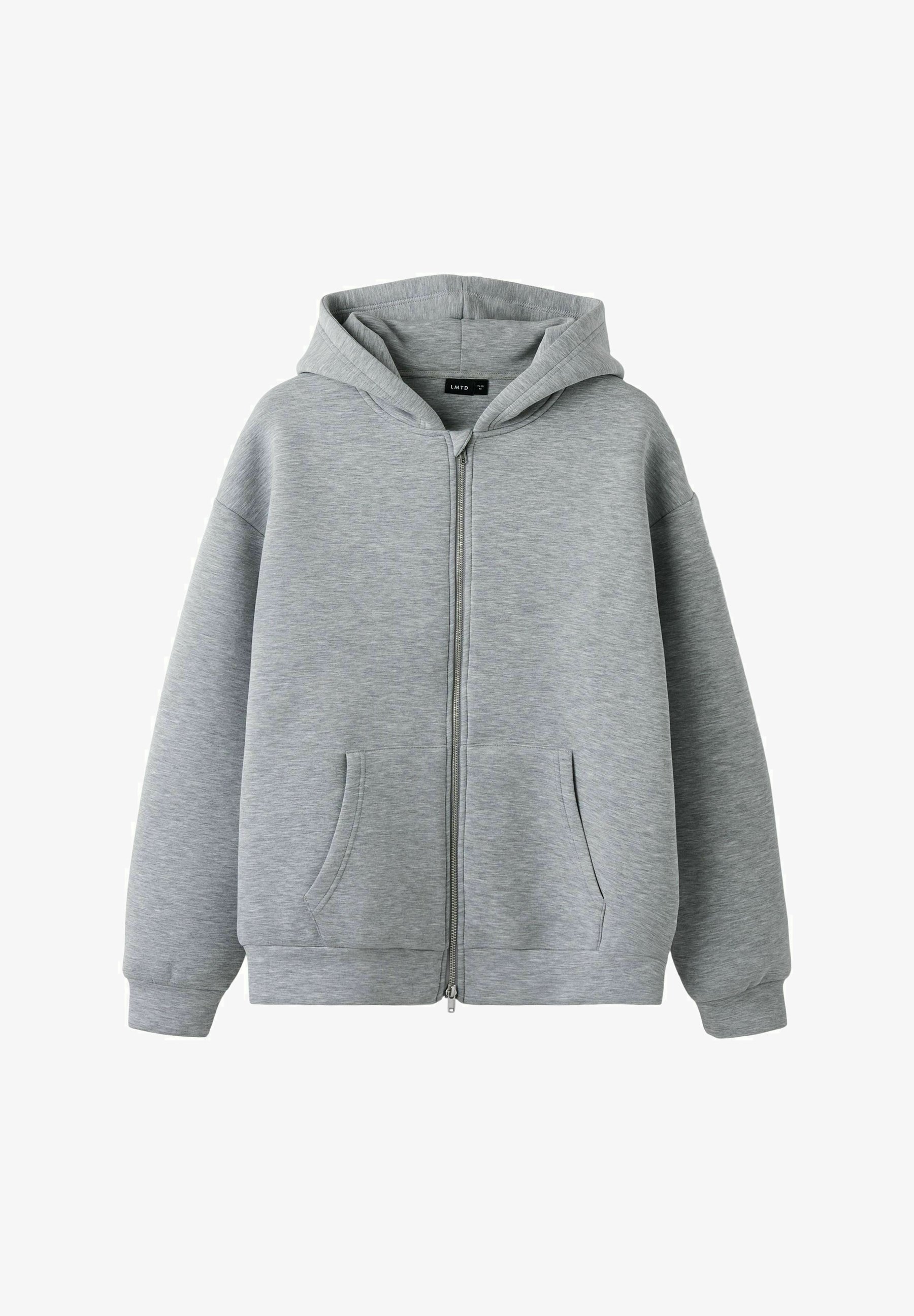 LMTD MIT REISSVERSCHLUSS Sweat zippé light grey melange/gris