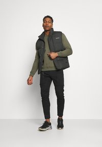 G-STAR ZIP PKT 3D SKINNY CARGO - Calças cargo - dark black