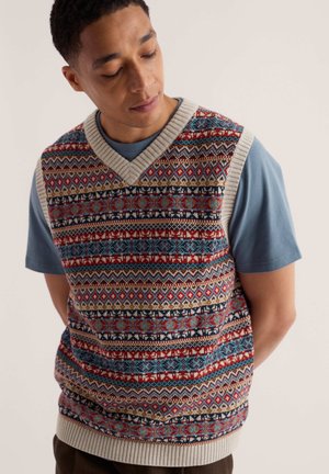 Seasalt Cornwall, SEASALT CORNWALL KITTO VEST - Trui - multi - twigs timber