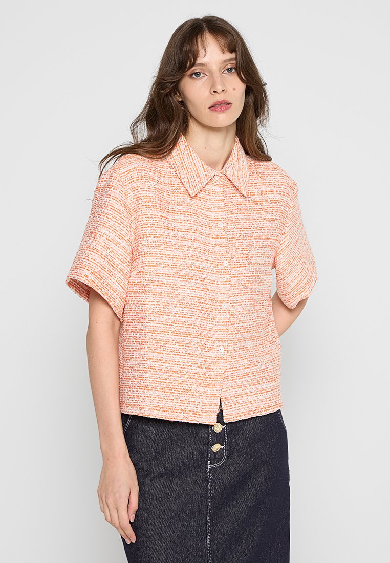 Karl Lagerfeld Overhemdblouse oranje Karl Lagerfeld Overhemdblouse oranje