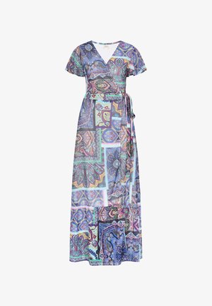 usha, Maxi dress - blue multicolor