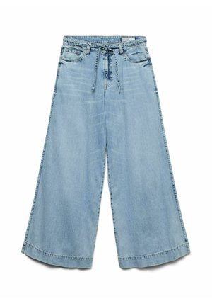 Vero Moda, VMAISA Mid rise Wide Leg Fit - Flared Jeans - light blue denim