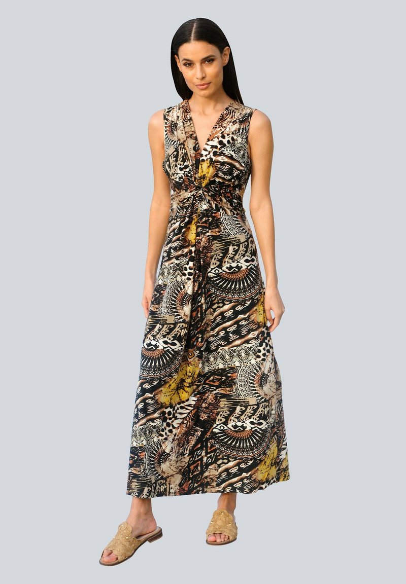 Damen Freizeitkleider | Alba Moda Maxikleid braun - IG00674 Damen Freizeitkleider | Alba Moda Maxikleid braun - IG00674
