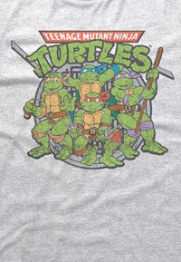 Henry Tiger TEENAGE MUTANT NINJA TURTLES RETRO TURTLE - Triko s potiskem - heather grey