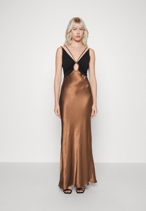 KEHLANI V DRESS - Occasion wear - chocolate/black