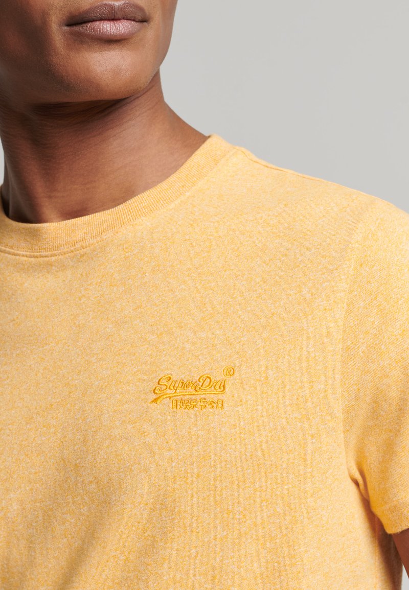 Herren T-Shirts basic | Superdry VINTAGE T-Shirt basic sunshine yellow grit/hellgelb-meliert - HC09371 Herren T-Shirts basic | Superdry VINTAGE T-Shirt basic sunshine yellow grit/hellgelb-meliert - HC09371