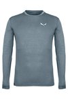 PUEZ MELANGE DRY TEE - Bluză cu mânecă lungă - java blue melange