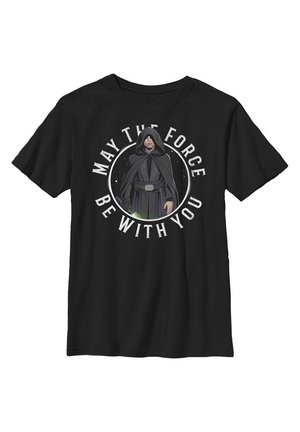 STAR WARS: THE MANDALORIAN LOOKING SCARY LUKE - T-shirt z nadrukiem