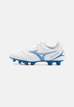 Mizuno MONARCIDA NEO III SELECT JR UNISEX - Scarpe da calcio per terreni duri - white/laser blue
