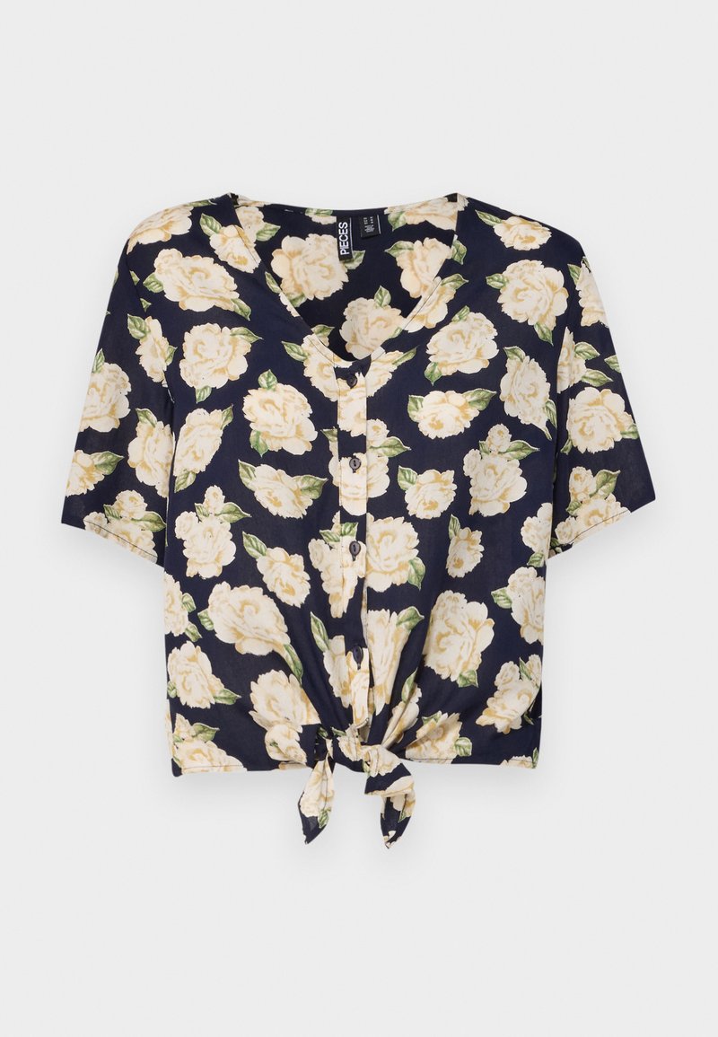 Pieces Blouse donkerblauw