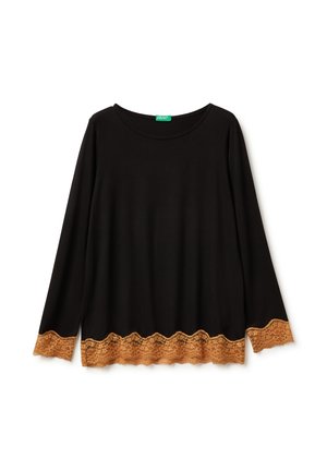 REGULAR FIT - Camiseta de pijama - black