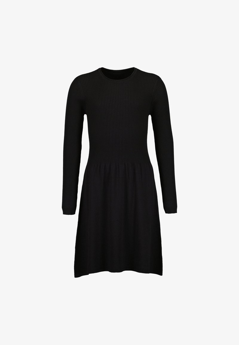 Blue Seven Pletené šaty - schwarz