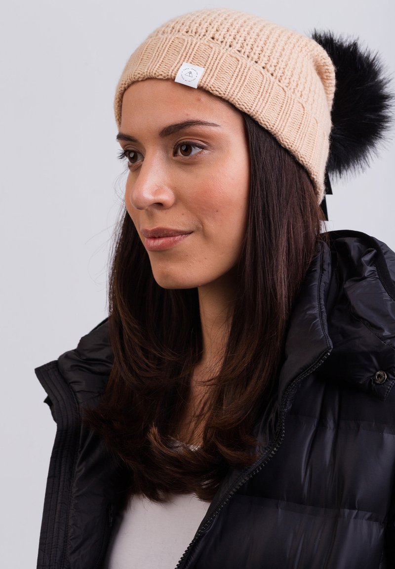 CASH-MERE MIT BOMMEL - Berretto - camel