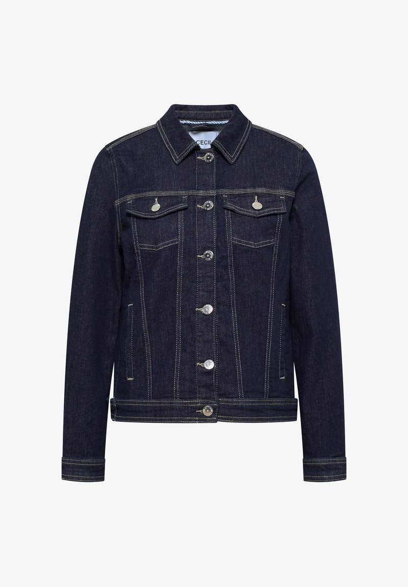 Denim Jacket Cecil Jeansjacke Grau Jeansjacke Used Look Cecil