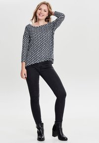 ONLY ONLELCOS AOP JRS NOOS - Langærmet T-shirt - grey