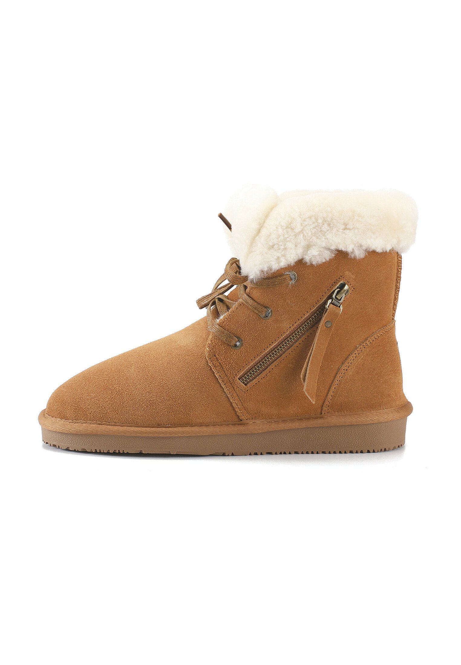 Gooce Botines con cordones - chestnut/camel - Zalando.es