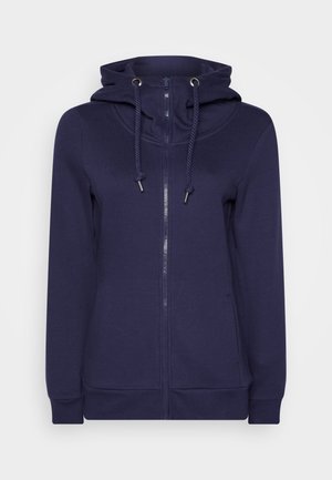Mikina na zip - dark blue