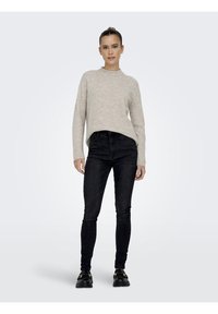 ONLY - CAMILLA O-NECK L/S - Džemper - pumice stone Väikepilt 1