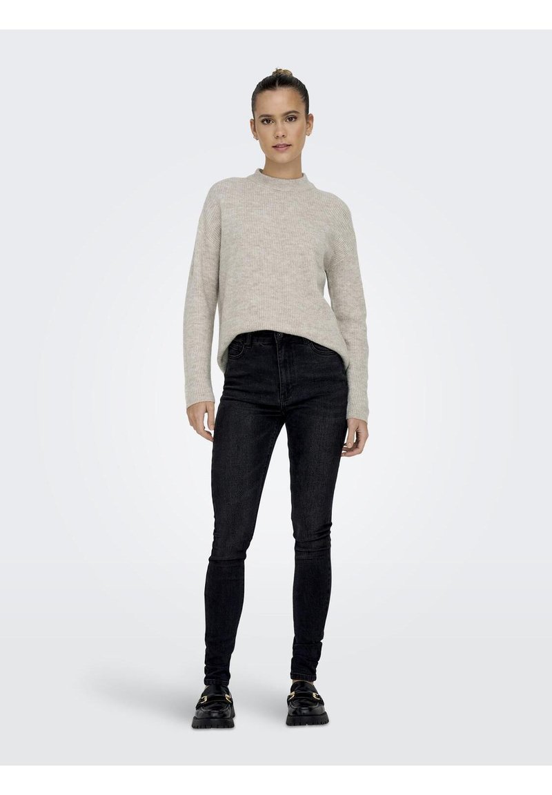 ONLY - CAMILLA O-NECK L/S - Džemper - pumice stone, Suurenda