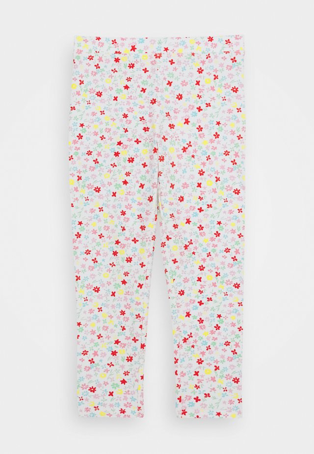 NOVELTY CROPPED - Leggingsit - ivory/multicolor