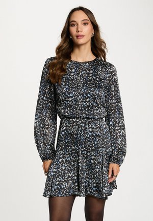 FLARED SHORT - Vestito casual - blue