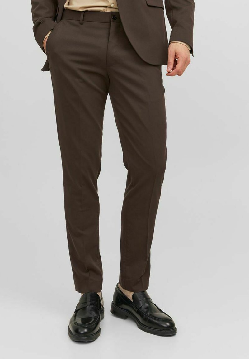 Jack & Jones PREMIUM JPRFRANCO TROUSER - Pantalones chinos - chocolate torte