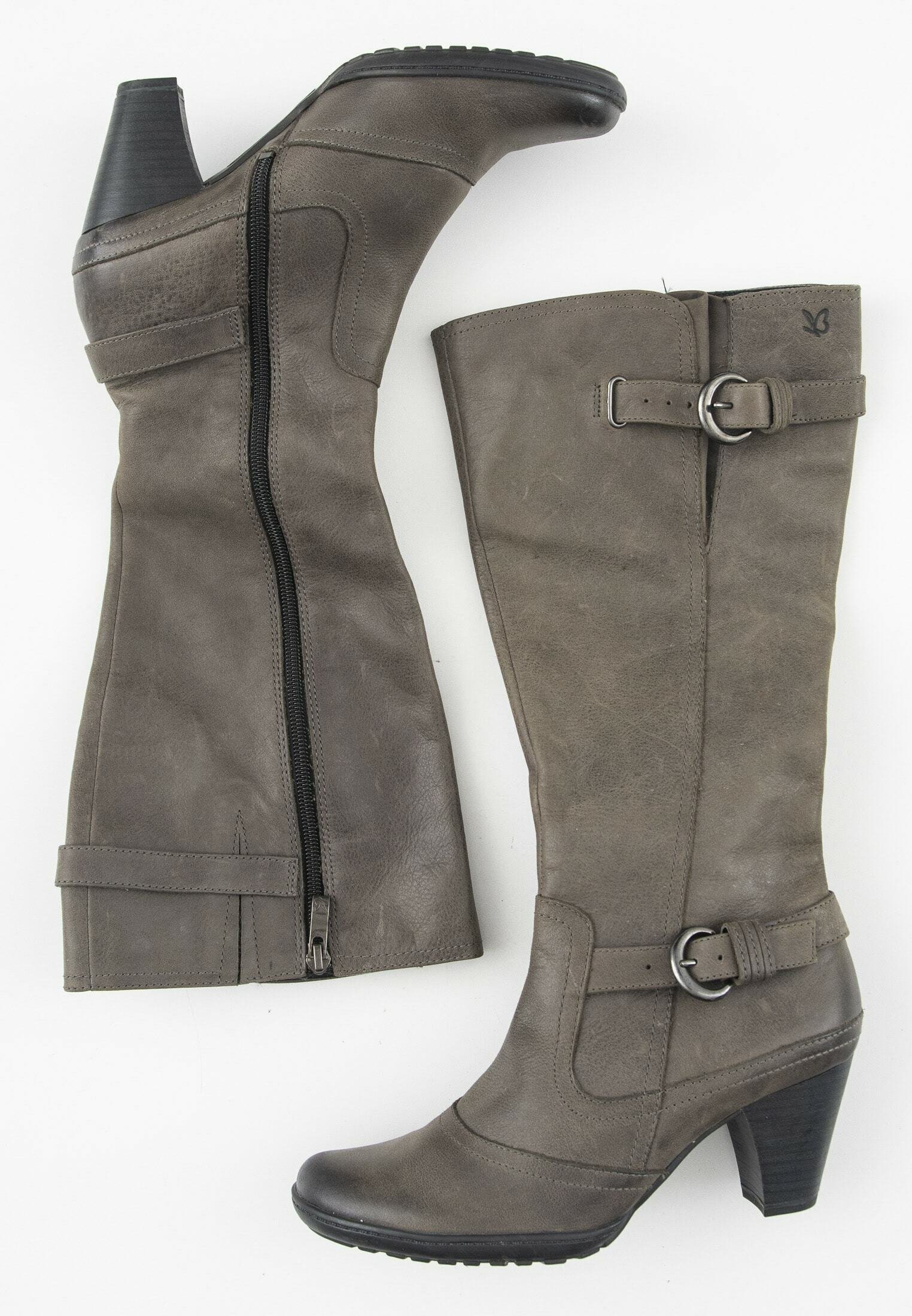 caprice grey boots