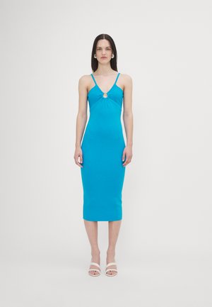 RING STRAPPY - Rochie tricotată - milos blue