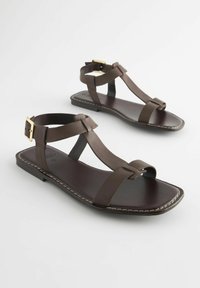 Next FOREVER COMFORT REGULAR WIDE FIT - Riemensandalette - chocolate brown