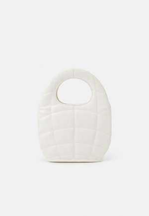 QUILTED GLOBE BAG - Handbag - ivory