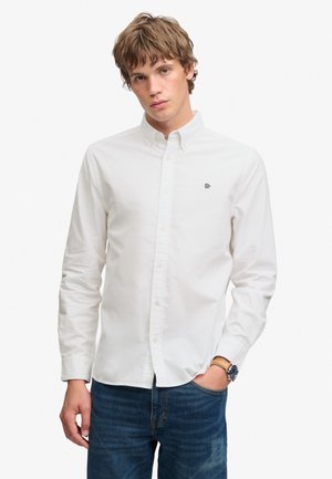 Superdry & Co, CLASSIC OXFORD LONG SLEEVE - Overhemd - optic white oxford