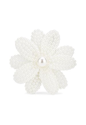 HAIRCLIP WITH BEADED FLOWER - Accessori capelli - offwhite