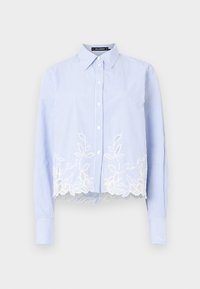 EMBROIDERY CUT OUT BLOUSE - Chemisier - ultramarine/white