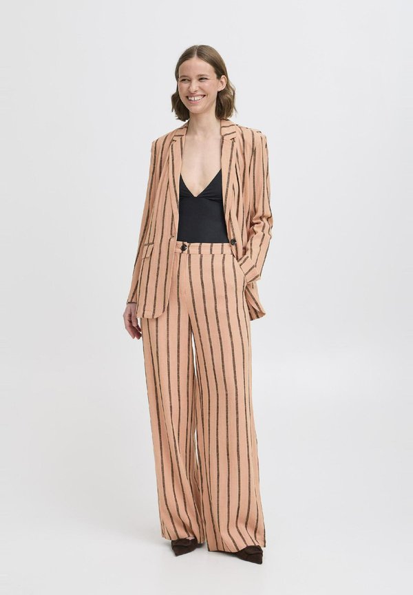 BYJOHANNA - Trousers - café au lait mix4