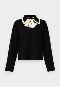 YAS Tall YASJOSIE BOW - Trui - black/white