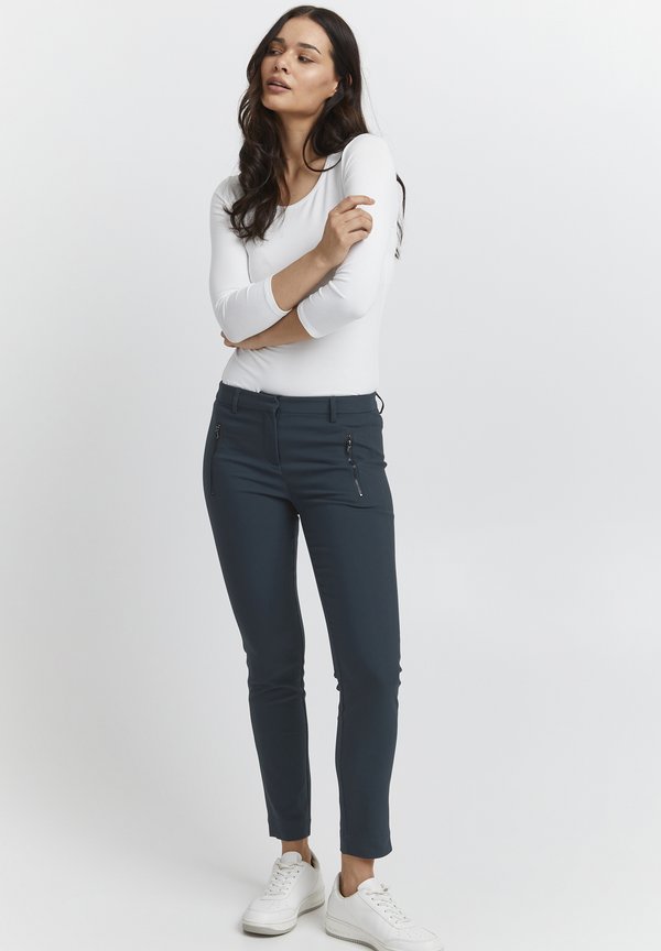 FRZAPANT - Trousers - dark peacoat3