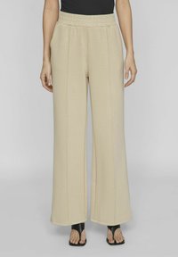 VILA MIT HIGH WAIST - Kalhoty - feather gray