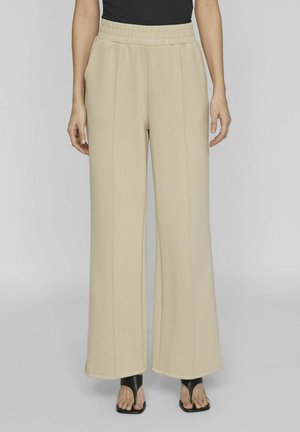 VILA MIT HIGH WAIST - Kalhoty - feather gray