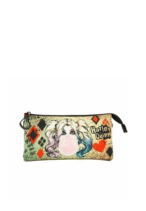 DC COMICS HARLEY QUINN MAD LOVE TRIPLE - Trousse - harley quinn beige