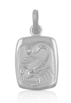 STERNZEICHEN SKORPION  - Ciondolo - weissgold-coloured