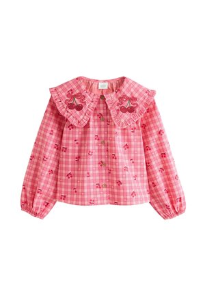 Next, GINGHAM CHERRY BLOUSE - Blúzka - pink