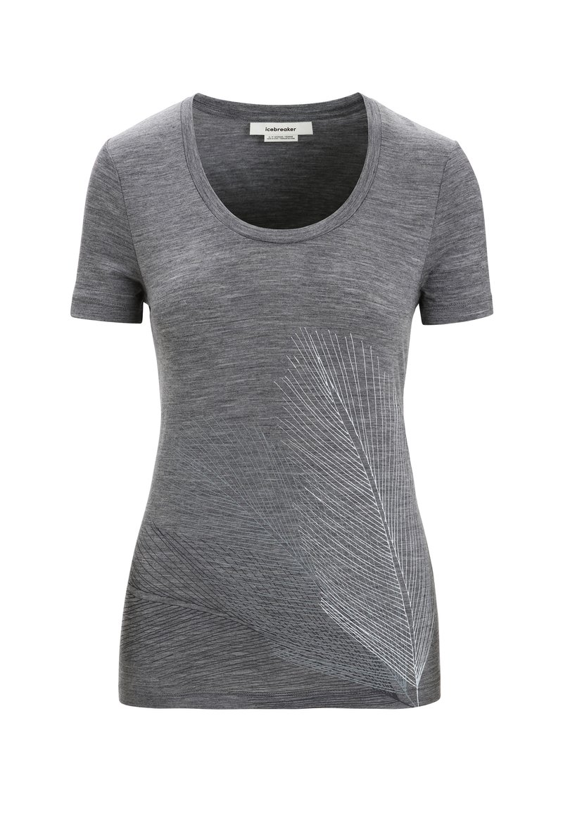 icebreaker - MERINO TECH LITE II - Print T-shirt - MEDIUM GREY, Enlarge