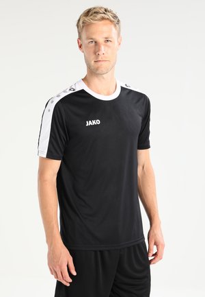 JAKO STRIKER - T-Shirt print - schwarz/weiss