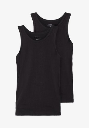 NKMTANK 2 PACK - Unterhemd/-shirt - black