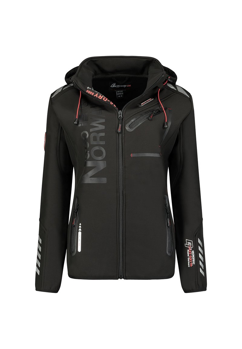 Veste Softshell Geographical Norway REINE LADY - Imperméable, Coupe-Vent Avec Capuche | Pour Randonnée, Outdoor