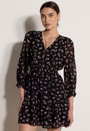 Apricot, VINTAGE DITSY FLORAL MINI DRESS - Robe de jour - mauve