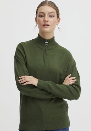 RITA - Strickpullover - rifle green melange