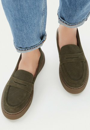Lasocki, LASOCKI LOAFERS WOMEN'S GREEN 5907964357599 - Loafers - green